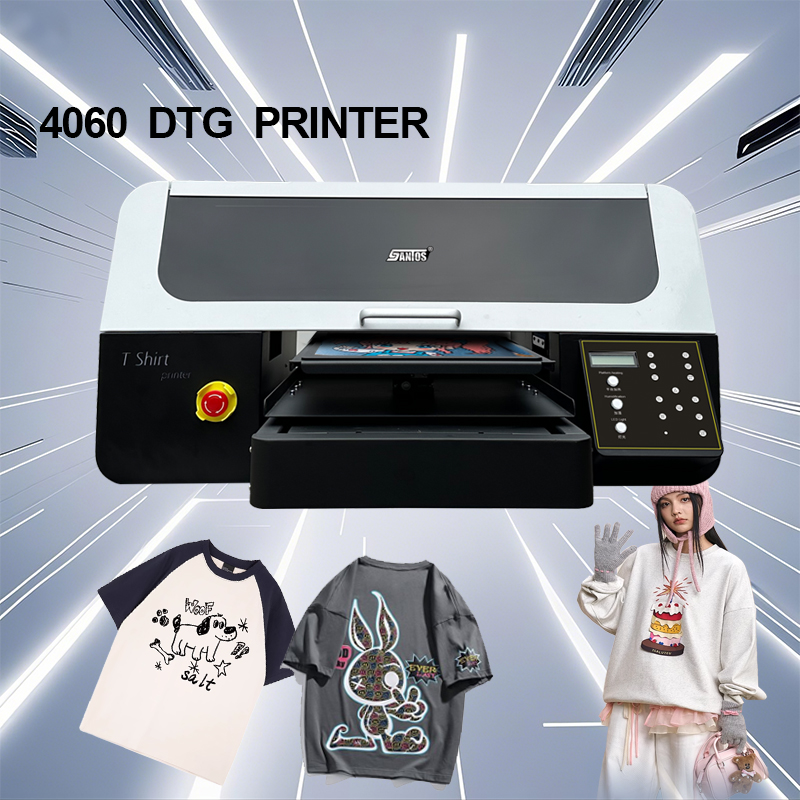Commercial Shirt Printing - T-shirt digitale printer 4060-model met XP600/I1600A1/I3200A1