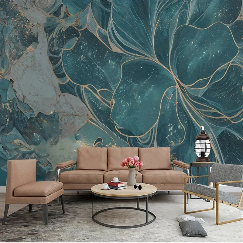 Commercial Wallpaper Printing - Op maat gemaakt muurschilderingbehang 3D moderne
