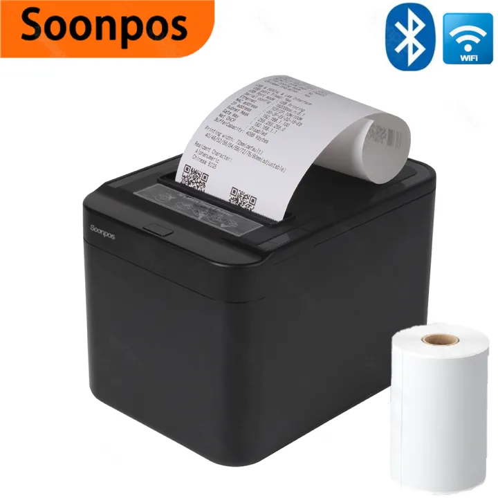 Commercial Wallpaper Printing - Soonpos 80mm thermische POS-bonprinter, automatische snijder,