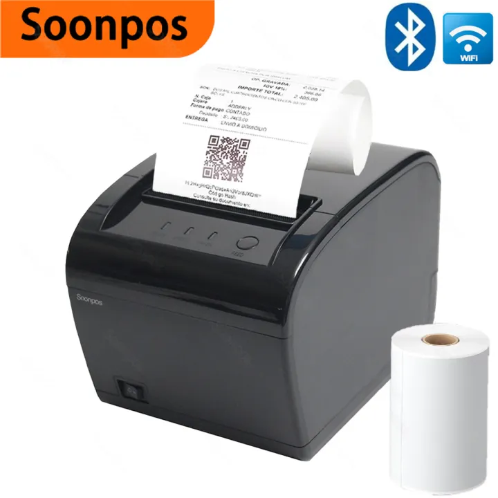Commercial Wallpaper Printing - Soonpos 80 mm thermische POS-printer, Bluetooth