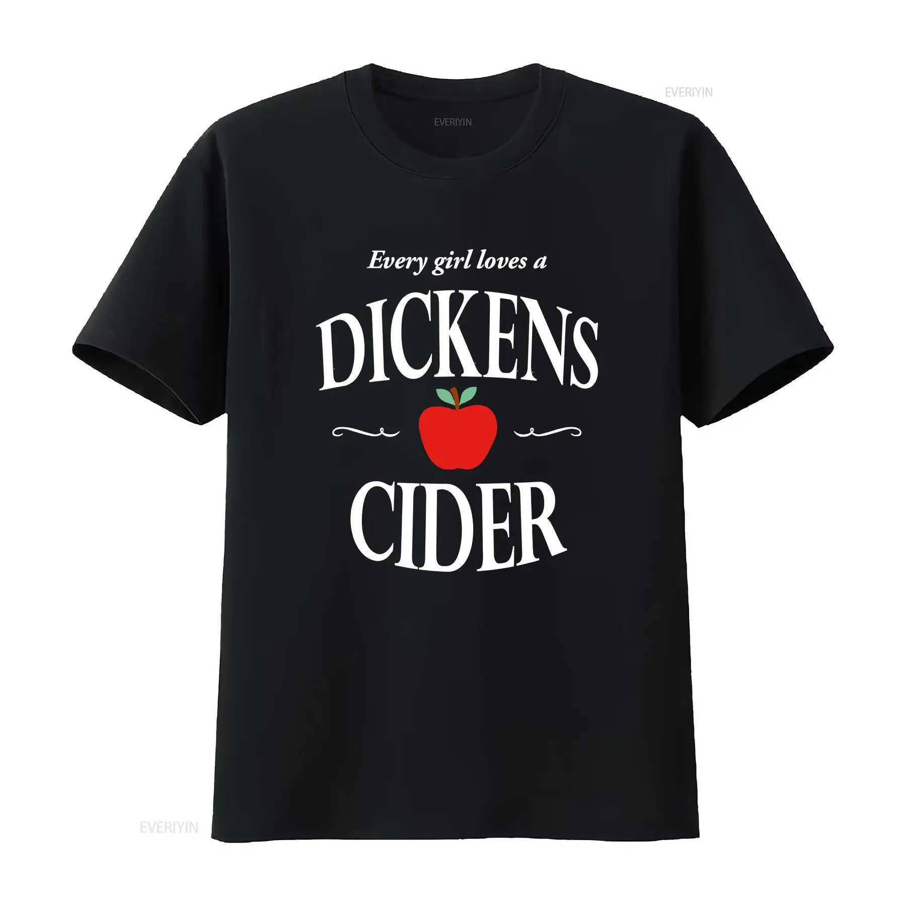 Commercial Shirt Printing - Elk meisje houdt van een Dickens