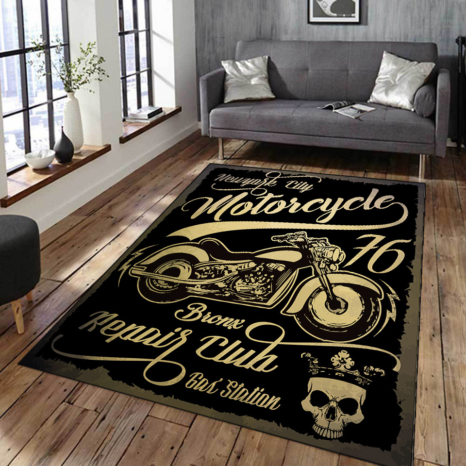 Retro Klassieke Motorfiets Aut - Commercial Printing Format recensie en prijs