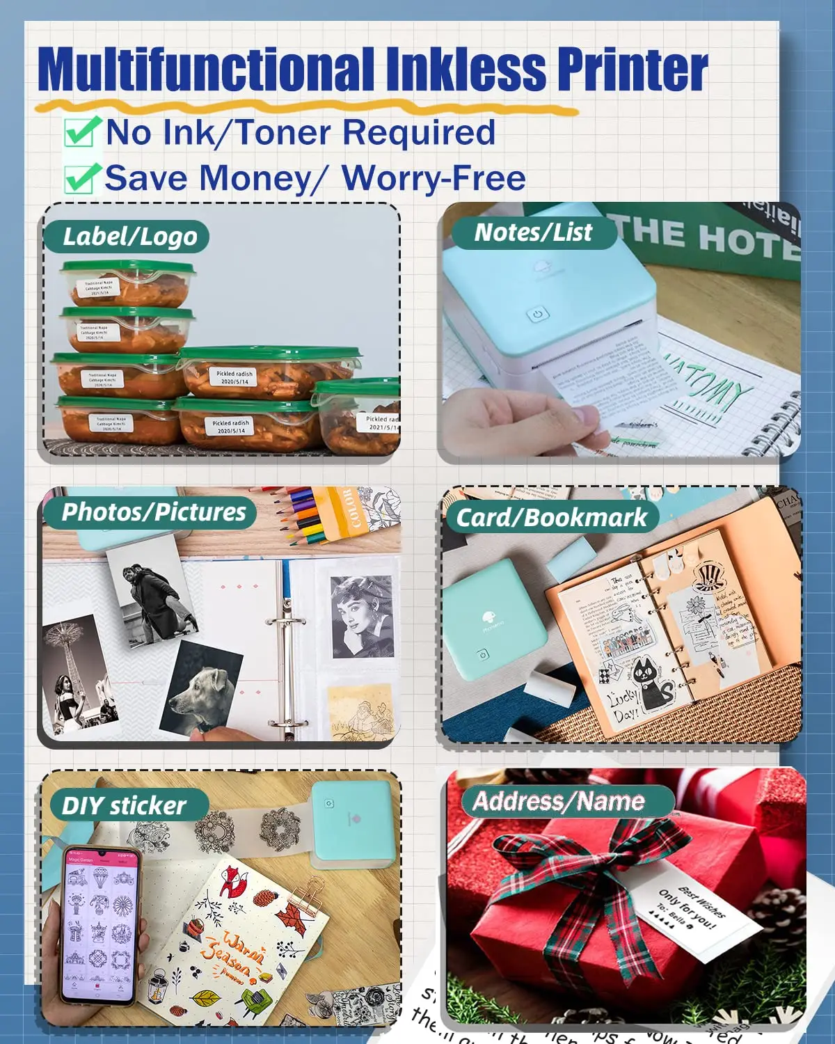 Phomemo M02pro Mini Draagbare  - Commercial Printing Paper recensie en prijs
