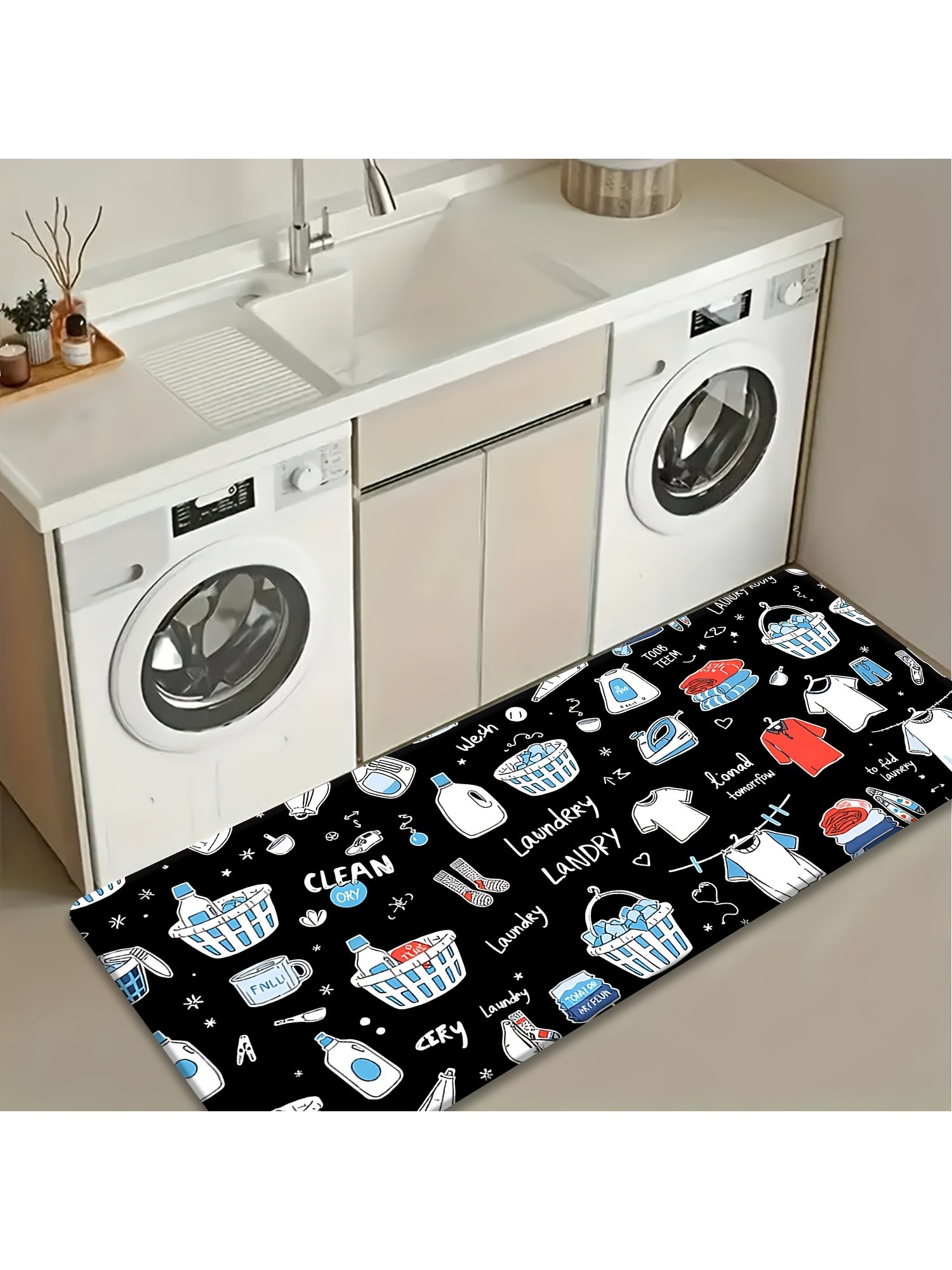 Cartoon wasgoed-ontwerp all-ov - Commercial Printing Items recensie en prijs